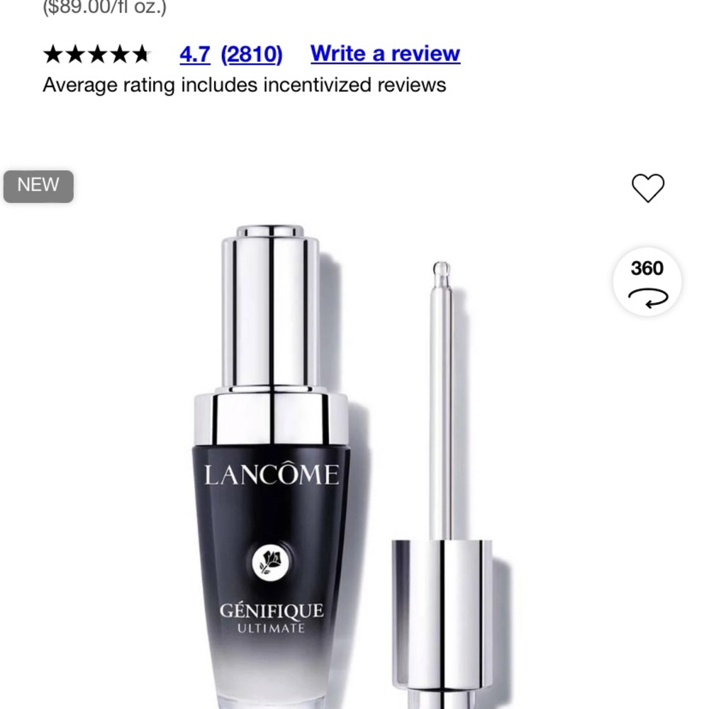 Génifique Ultimate Serum - Black